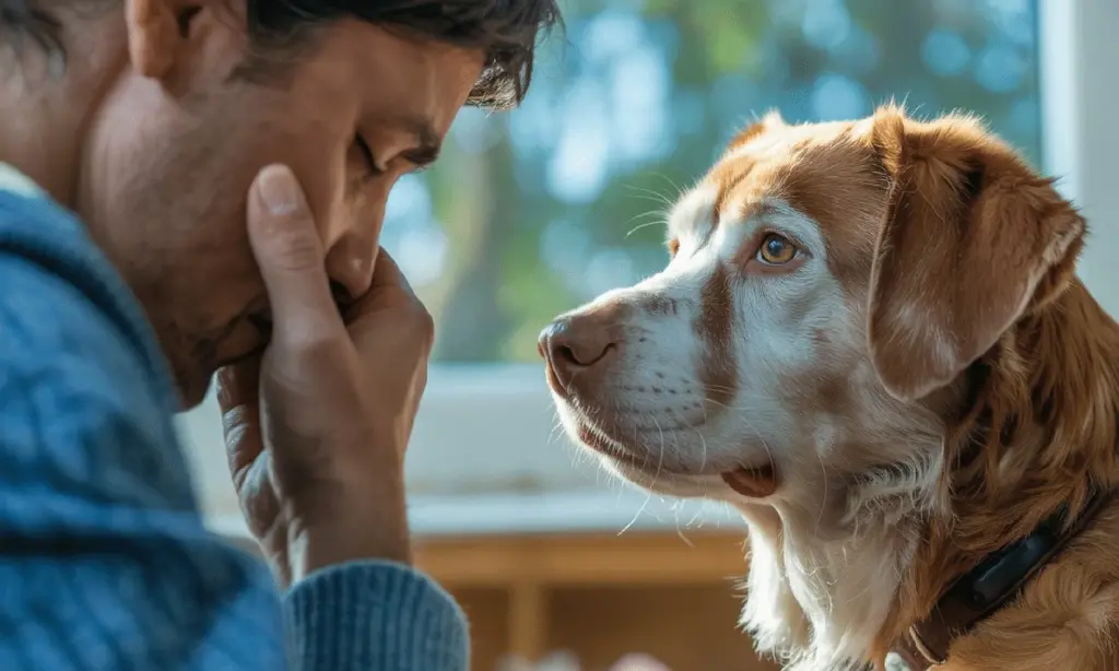 Wenn du traurig bist, was geht in deinem Hund vor?